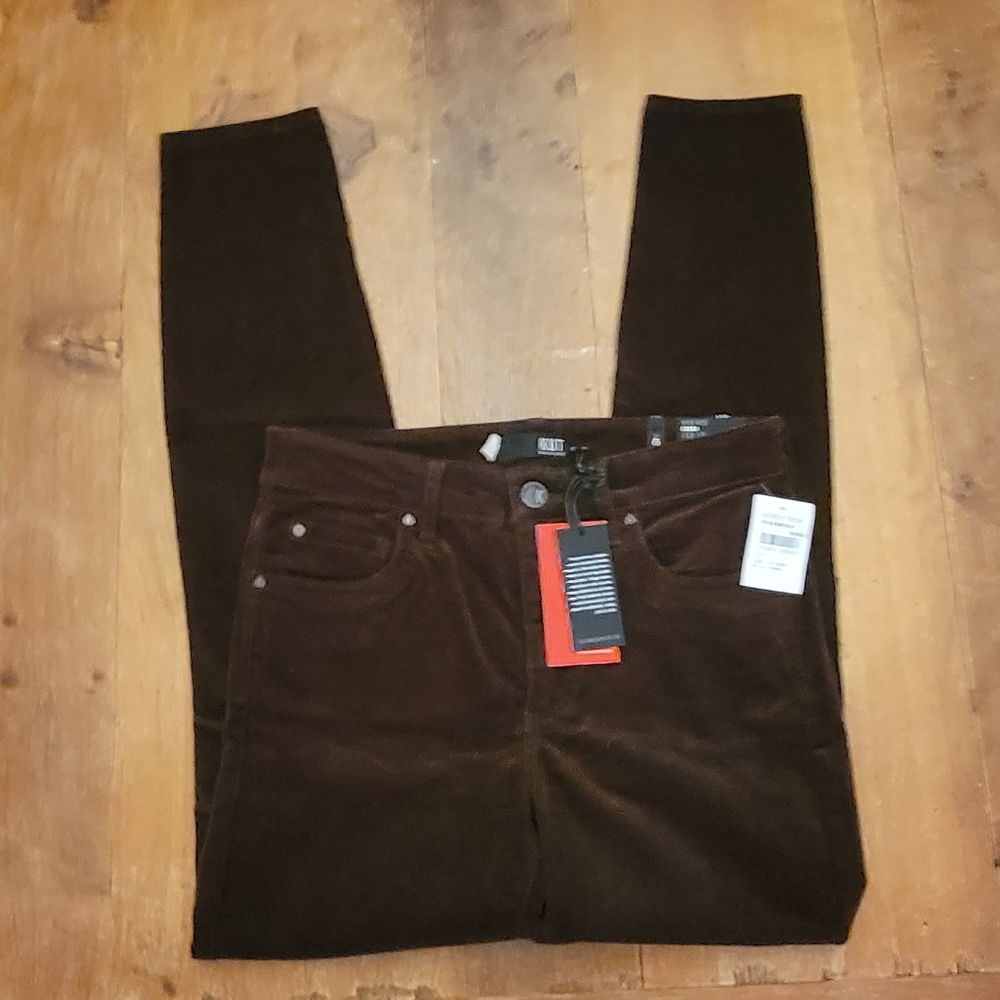 NEW Kut high rise skinny courdory pants